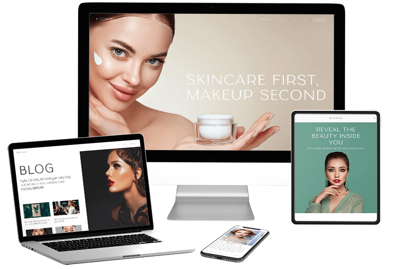 website prespective mockup