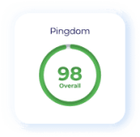 Pingdom website speed score 
